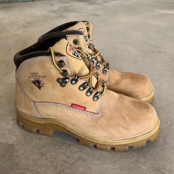 Herman Survivors Other - Herman Survivors waterproof steel toe lace up boots. Size 7. Gently used.